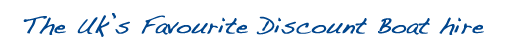 The UK's favourite Discount Boat Hire Website